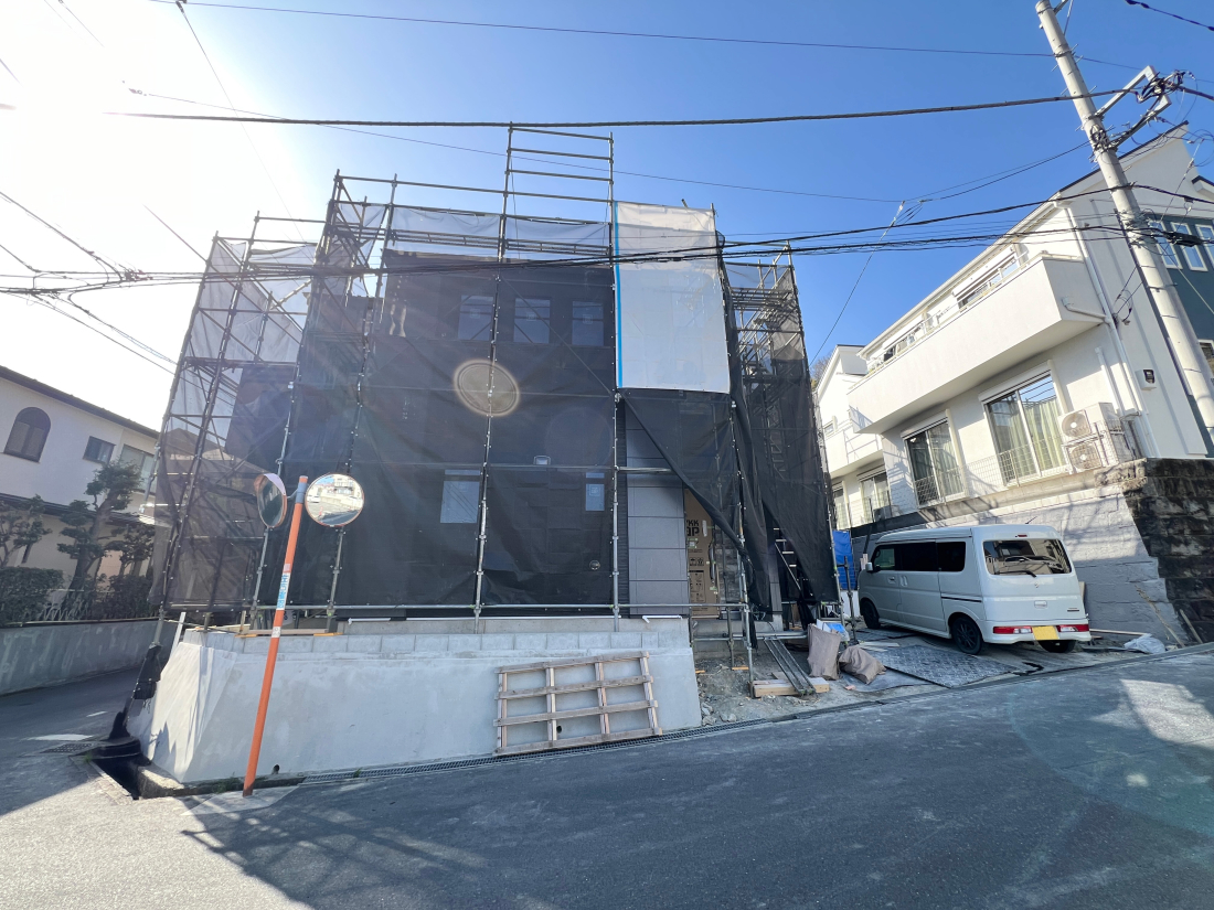 �����s����s�O��4���ڂ̐V�z��ˌ��Ă̌��n�O�ώʐ^