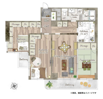 �����s�����q�s�����R��2���ڂ̒��Ã}���V�����̊Ԏ��}�i��N)