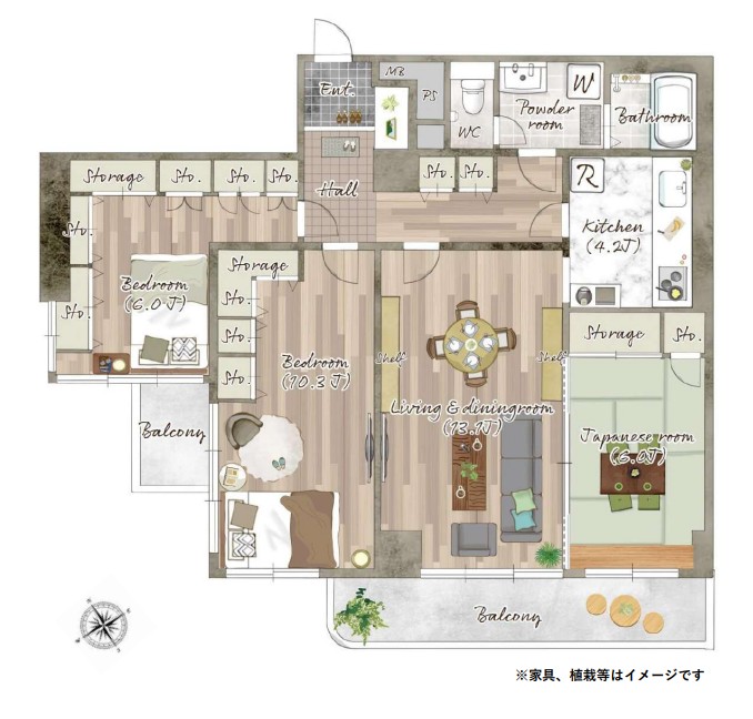 �����s�����q�s�����R��2���ڂ̒��Ã}���V�����̊Ԏ��}